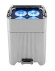 Chauvet Pro WELL Fit 6-Pack (6) 4x10W RGBA LED Battery Powered Uplights and Charging Case