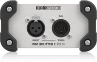 Klark Teknik DS20 DS 20 Pro Splitter 2 Passive Signal Splitter