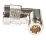W-DMX A40619 N Male to N Female Antenna Adapter, 90°