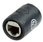 Neutrik NE8FFX6-W Adapter etherCON CAT6A Cable to Cable
