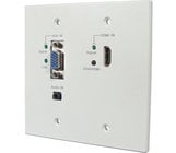 Intelix LBC-H-V-T-WP  Wall Plate Link Bridge HDMI/VGA Extender