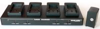 TecNec DOLG-TC40-CAN-BP-827 4-Position Battery Charger for Canon VIXIA HF100 Batteries