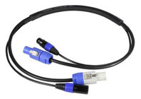 Blizzard DMXPC-10-RST-01 10 ft Combo Cable with Powercon to Powercon PLUS 3-pin DMX XLRM to XLRF