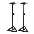 On-Stage SMS6000-P Pair of Studio Monitor Stands in Black Finish