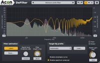 Acon Digital Acon DeFilter Even tonal imbalance, resonant peaks/dip [download]