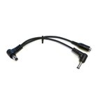 EBS DC-2/90 1 to 2 9V AC Split Adapter Cable with Right Angle Connectors