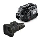 Blackmagic Design USRABC-XA20-KIT URSA Broadcast Camera with Fujinon ENG Telephoto Lens and Rear Zoom/Focus Control Kit