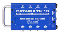 Radial Engineering CATAPULT-TX4L 4 Channel Audio Snake - Isolated Line Outs Cat-5 Extender