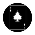 Apollo Design Technology ME-2515-SPADE  Cards - Ace Spades Steel Gobo