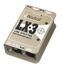 Radial Engineering LX3 Line Splitter, Passive, 1 Input, 1 Direct Out and 2 Jensen Isolated Outputs