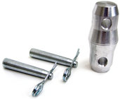 Global Truss COUPLER Double-Ended Conical Coupler with Coupler Pin and R-Clip
