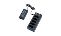 5-Bay Battery Charger for Pliant Lithium-Polymer Batteries