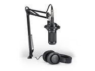 Audio-Technica AT2035PK  Streaming/Podcasting Pack with AT2035, ATH-M20x + Boom