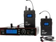 Galaxy Audio AS-1400-2M  Wireless In-Ear Monitor System, 2 receivers, 2 EB4 Earbuds