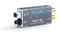 AJA FiDO-T-SC 1-Channel SDI to SC Fiber Mini Converter with Looping SDI Out and Power Supply