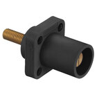 Whirlwind HBLMRS 16 Series Cam-Type Male Chassis AC Connector with Threaded Stud