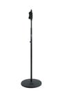 Gator GFW-MIC-1201 12" Round Base Microphone Stand with One-Handed Clutch