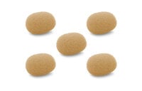 DPA DUA0531F Slim Foam Windscreens for Headsets, 5 Pack, Beige