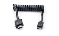 Atomos ATOM4K60C3 AtomFLEX HDMI Male to Mini HDMI Male Coiled Cable, 12 - 24"
