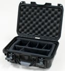 Gator GU-1309-06-WPDV  13.8"x9.3"x6.2" Waterproof Molded Case with Internal Divider 