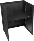 Odyssey CF2124 Carpeted Fold-out Stand, 21" Width, 24" Height (Black)