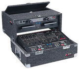 Odyssey CS4800 Carpeted Slide-Style CD DJ Case, 8 RU + 4 RU