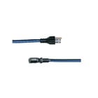 Middle Atlantic IEC-6X20 6" Black IEC Power Cables with Blue Cord Stripes, 20 Pack