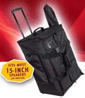 Arriba AS-175 Rolling Speaker Bag + Stand Bag Combo, 17.5" x 15" x 27.5"