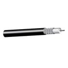 West Penn 810BK0500 500' RG8 12AWG Shielded Coaxial Cable, Black