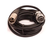 Elation VOLT/DIAC Volt Series IP Data to 3 Pin Male DMX Input Cable, 9.8'