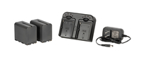 ikan DV-DUAL-S970  DV Camera Battery Kit with 2x NP-F970 Li-ion Batteries and Dual Battery Charger