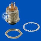 Atlas Sound HX11-P Single-Pole Duouble-Throw Momentary Push Button Switch, 1/4 Amp Contacts