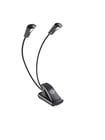 K&M 12243  1 LED Dual Head Flexlight Music Stand Light 