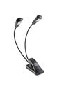 K&M 12246  4 LED Dual Head Flexlight Music Stand Light 