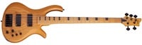 Schecter RIOT-SESSION-5 Riot-5 Session Aged Natural Satin 5-String Electric Bass