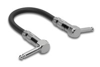 Zaolla ZGT-000.5RR 6" Guitar Patch Cable with Oyaide Connectors, Dual Right-Angle