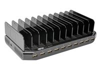 Tripp Lite U280-010-ST  10-Port USB Sync Charging Station for Tablet Smartphone Ipad Iphone