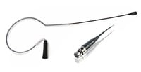 Countryman E6DW6B1SL E6 Directional Earset Mic with TA4F and Mid Gain, 1mm Black