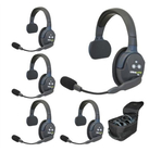 Eartec Co UL5S Eartec UltraLITE Full-Duplex Wireless Intercom System w/ 5 Headsets