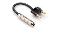 Hosa BNP-116  6" 1/4" TSF to Dual Banana Speaker Adapter Cable 