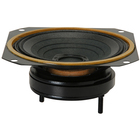 Quam 4C3PAB 4" Loudspeaker with Square Frame, Transformer Mounting Studs, 8 Ohm Impedance