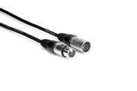 Hosa DMX-503 3' DMX Cable, XLR5M to XLR5F