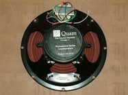Quam 8C10PAOTB 8" Moisture-Resistant Loudspeaker, 8 Ohm Impedance