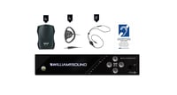 Williams AV FM 557 FM+ and Wi-Fi Assistive Listening, 4 Receivers