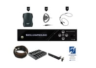 Williams AV FM 557-12 PRO FM+ Large-Area FM / Wi-Fi Assistive Listening, 12 Receivers