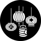 Rosco 77653 Gobo, Steel, Occasions & Holidays, Chinese Lanterns