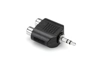 Hosa GRM-193 Dual RCA-F to 3.5mm TRS Audio Adapter