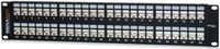 West Penn 48458S-C6A  48-Port Category 6A 10G Screened Patch Panel, T568A/B Wirin 