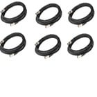 Cable Up DMX-XX325-SIX-K  Cable, DMX 3pM-3pF 25ft 6-Pack 