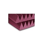 Auralex 4SF24CHA 2'x4'x4" StudioFoam Wedge, Charcoal (Burgundy shown)